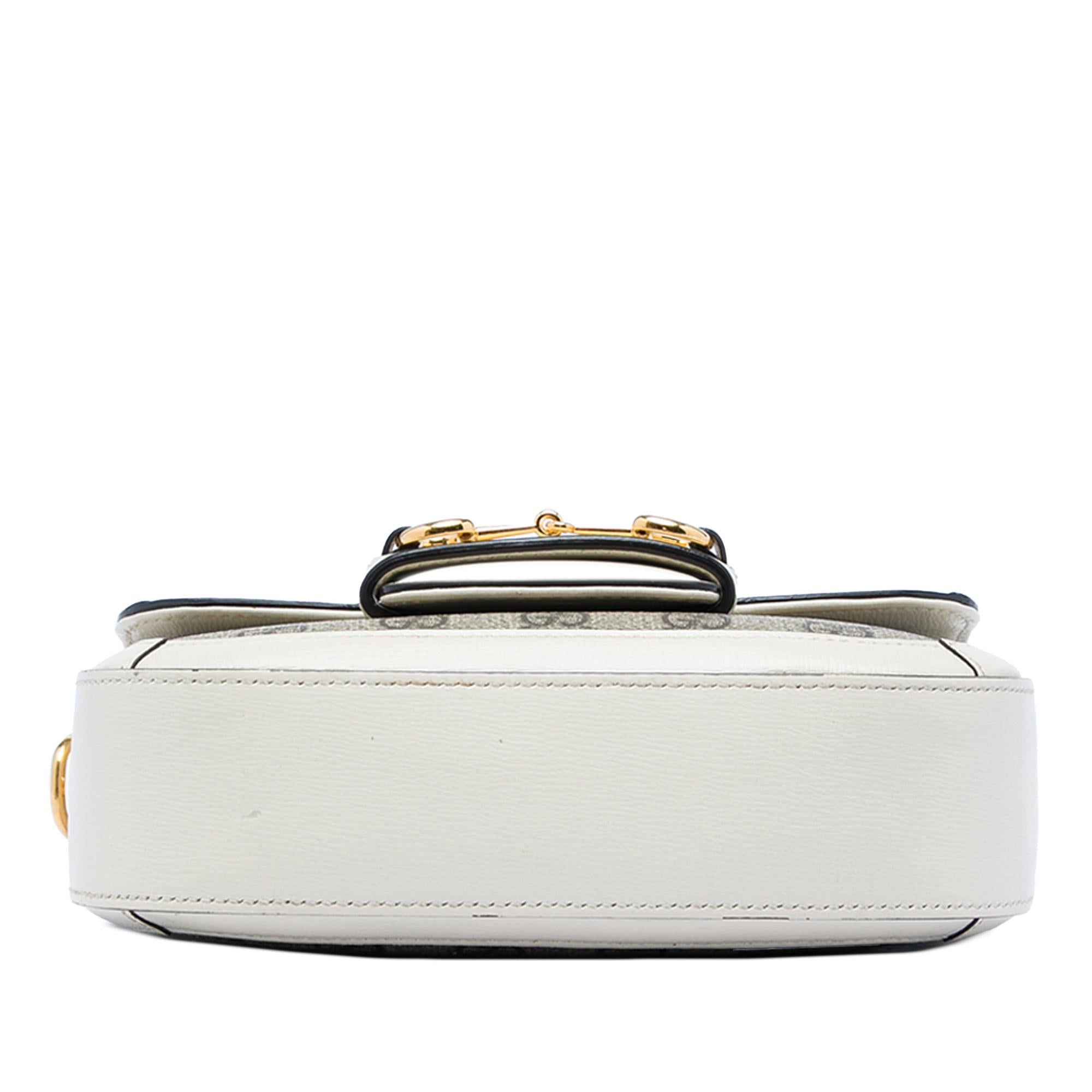 Gucci Small GG Supreme Web Horsebit 1955 Crossbody