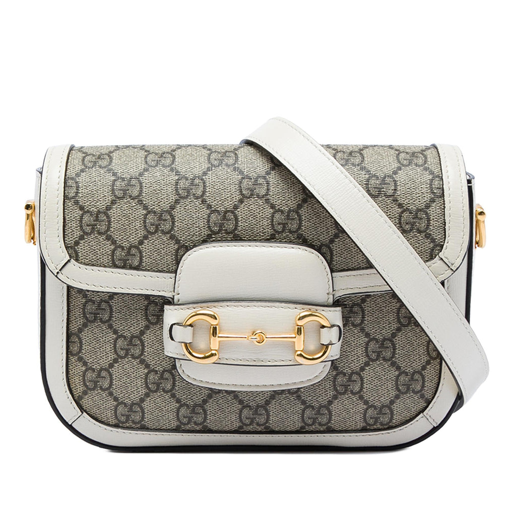 Gucci Small GG Supreme Web Horsebit 1955 Crossbody