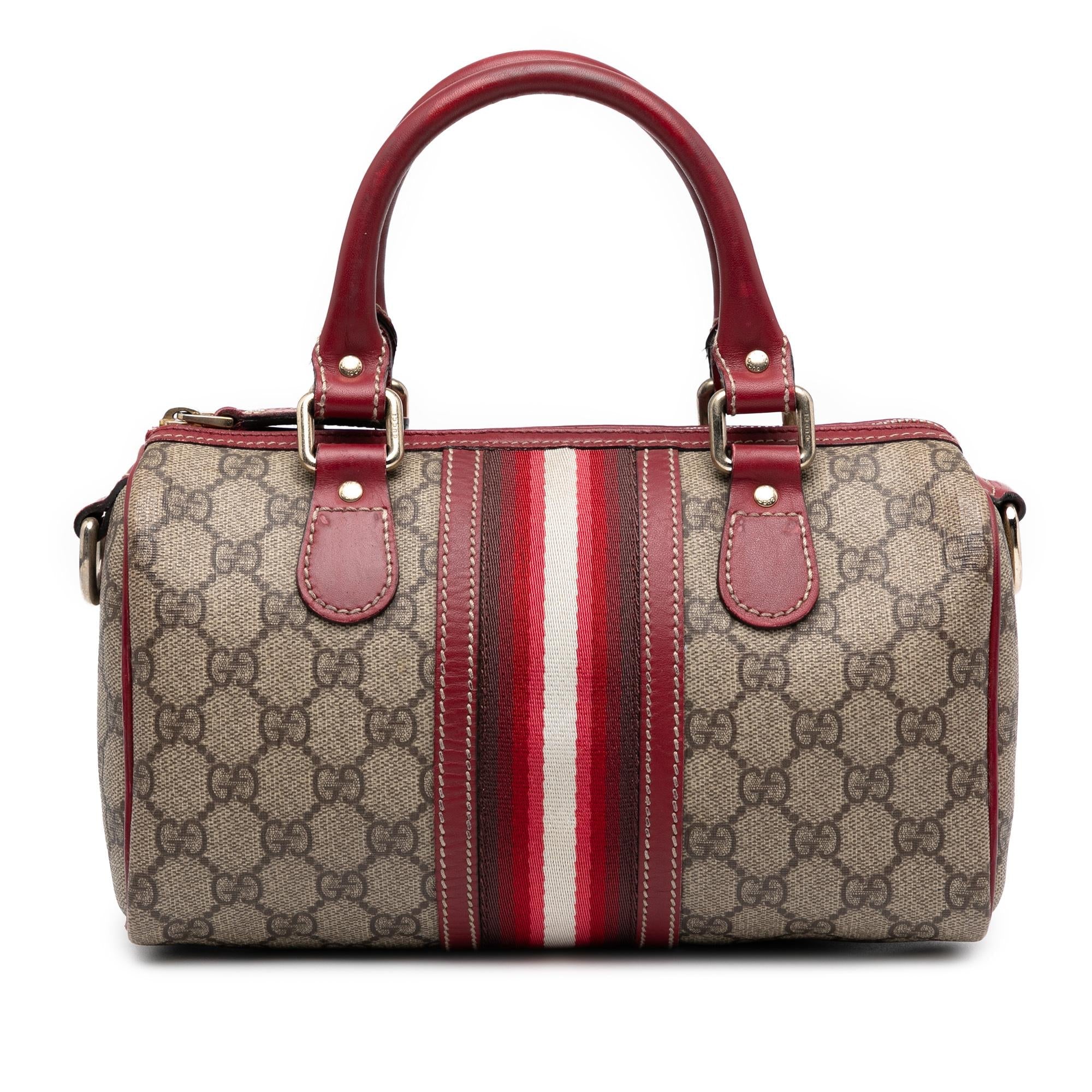 Gucci Small GG Supreme Web Joy Boston Bag