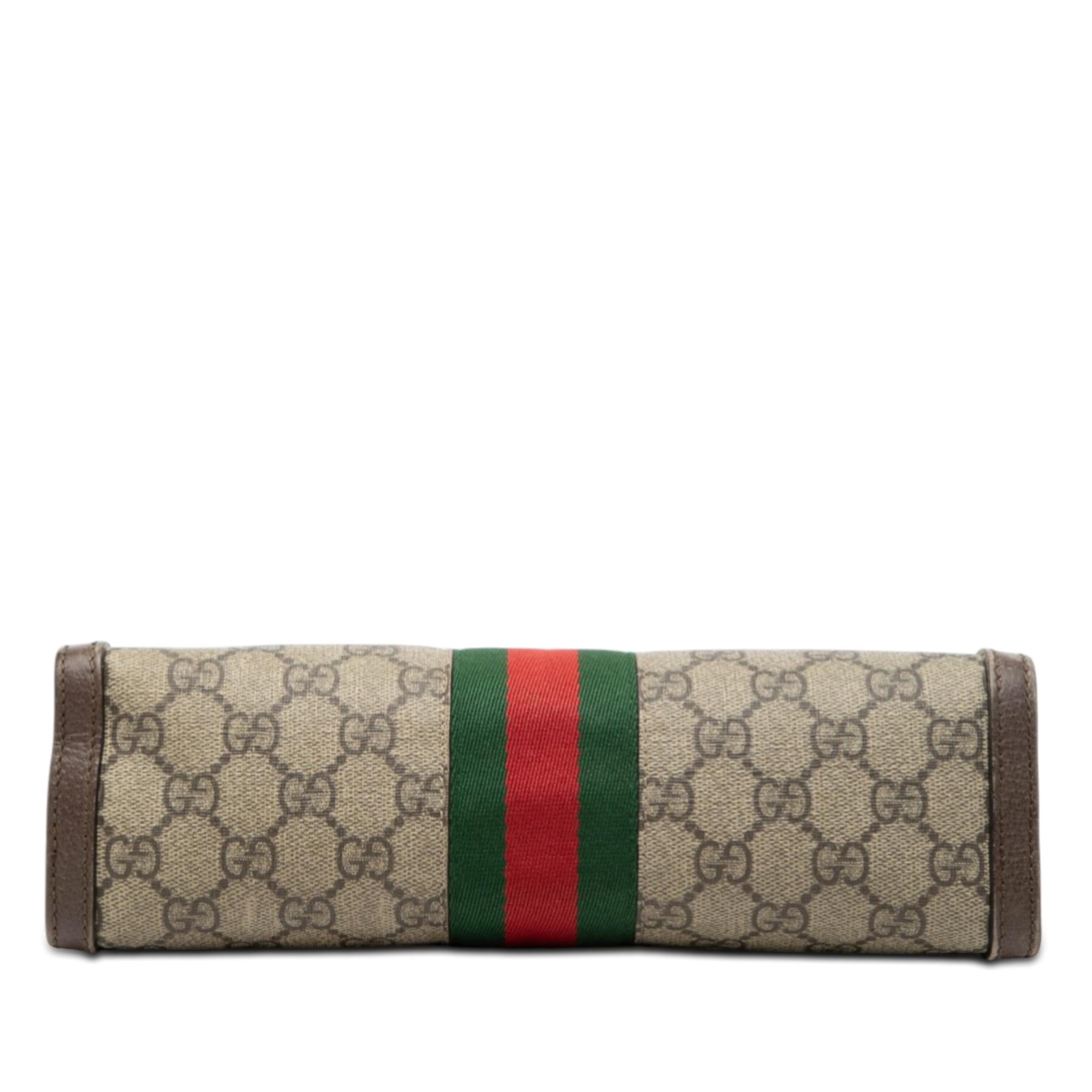 Gucci Small GG Supreme Web Ophidia Chain Crossbody