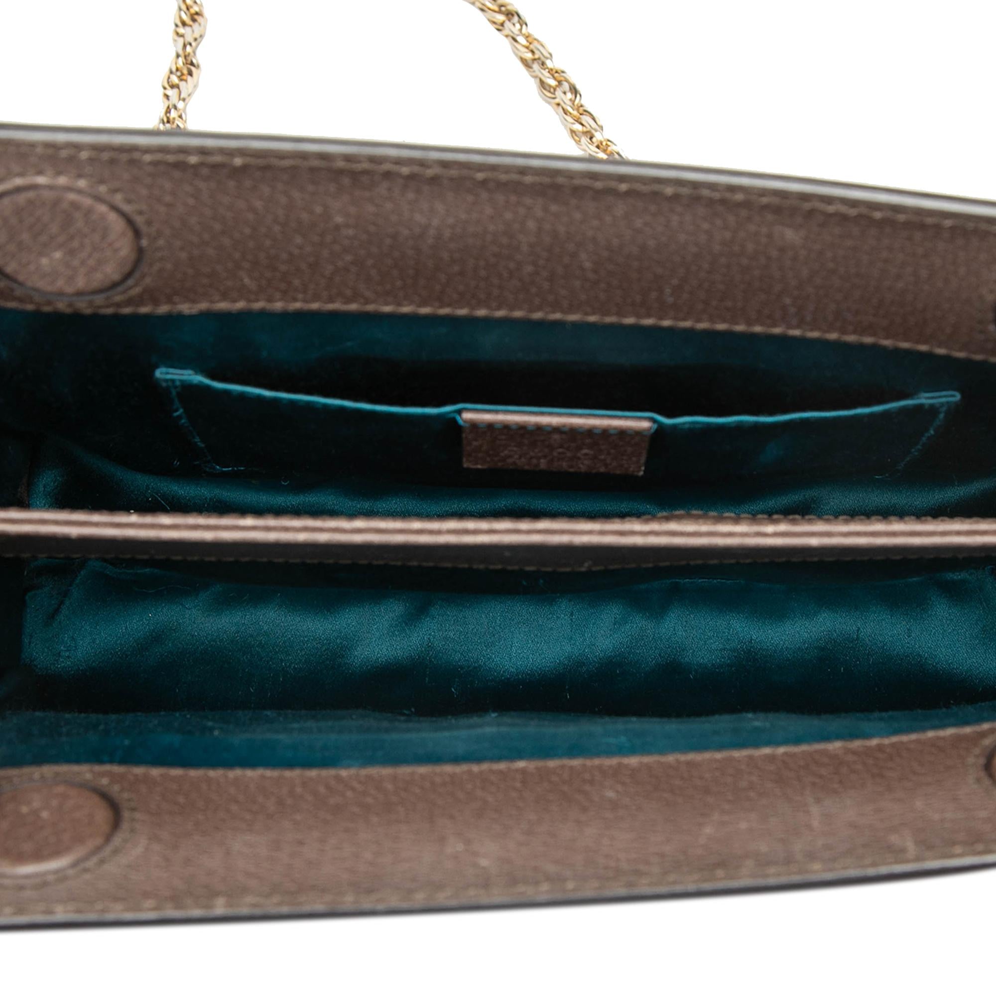 Gucci Small GG Supreme Web Ophidia Chain Crossbody