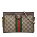 Gucci Small GG Supreme Web Ophidia Chain Crossbody