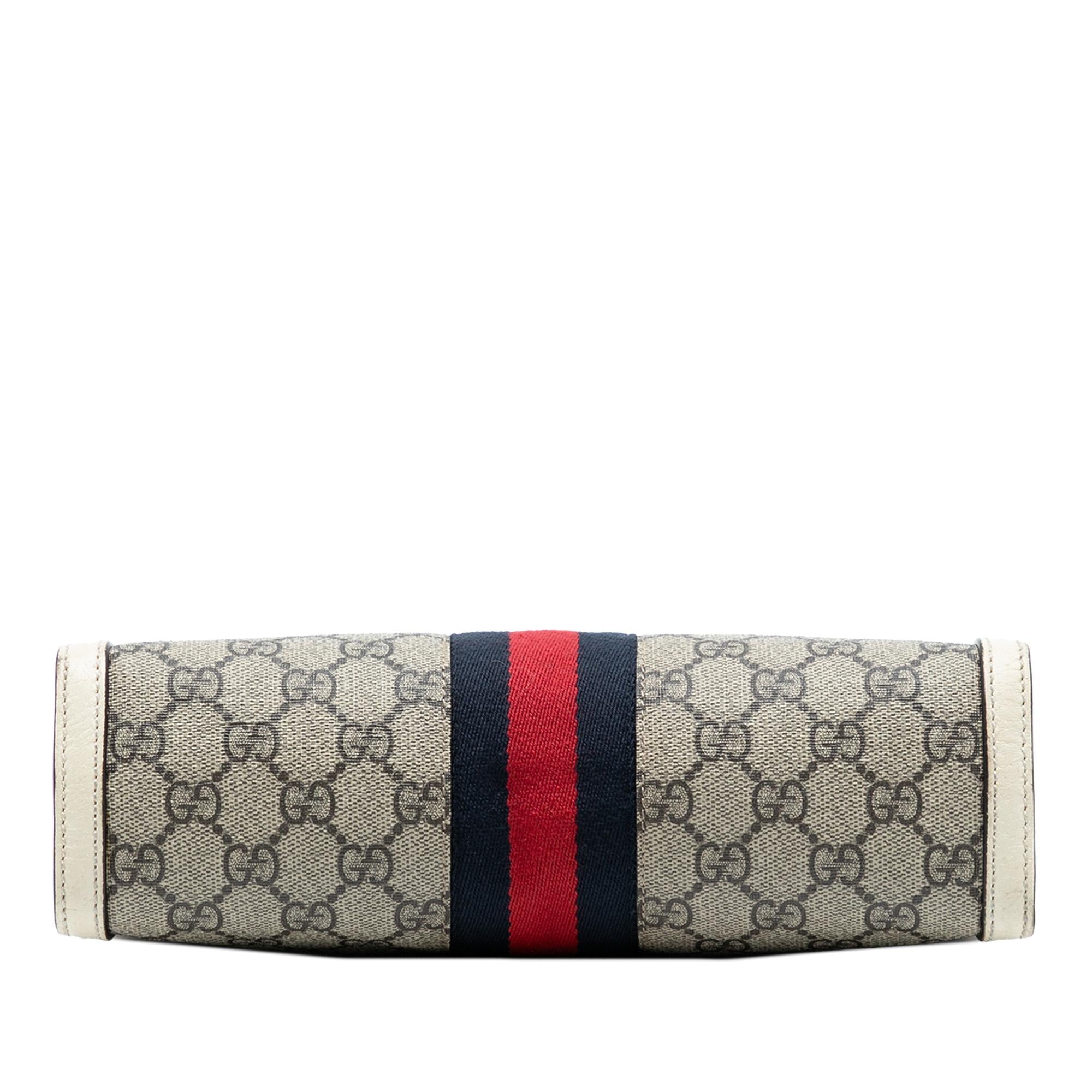 Gucci Small GG Supreme Web Ophidia Chain Crossbody