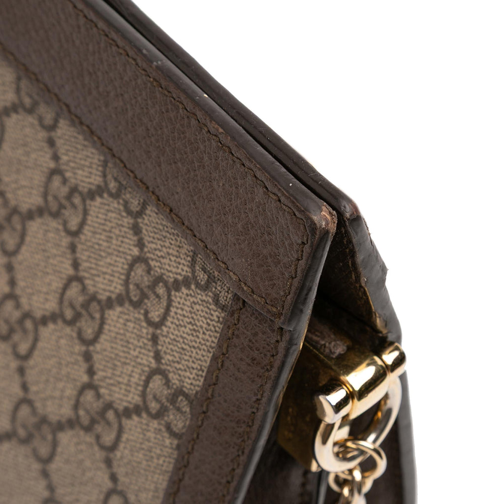Gucci Small GG Supreme Web Ophidia Chain Crossbody
