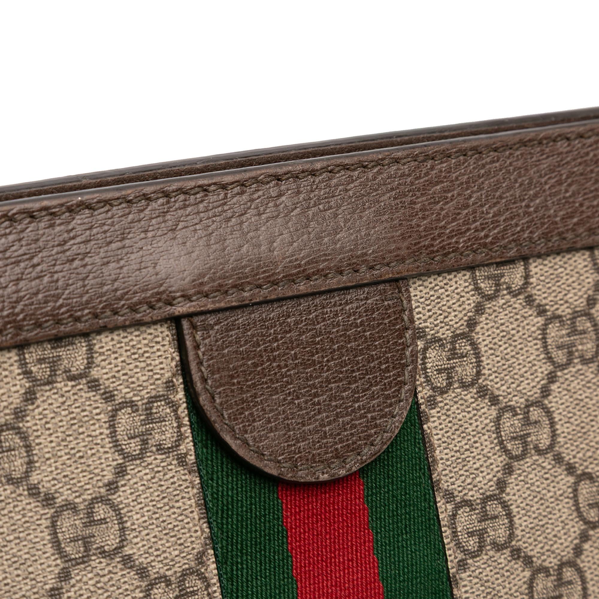 Gucci Small GG Supreme Web Ophidia Chain Crossbody