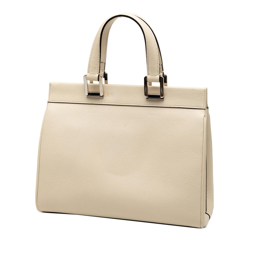 Gucci Small Grained Calfskin Zumi Top Handle Bag