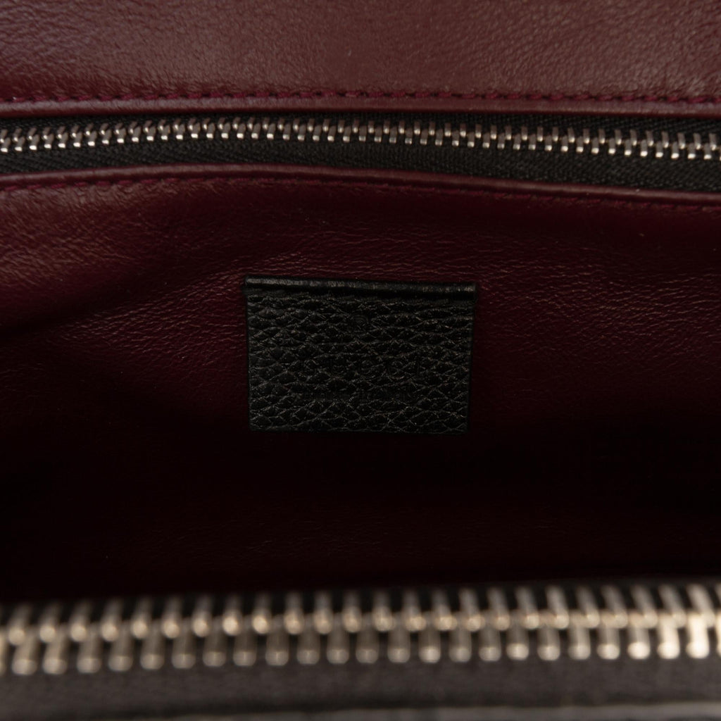Gucci Small Grained Calfskin Zumi Top Handle Bag
