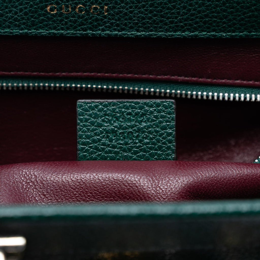 Gucci Small Grained Calfskin Zumi Top Handle Bag