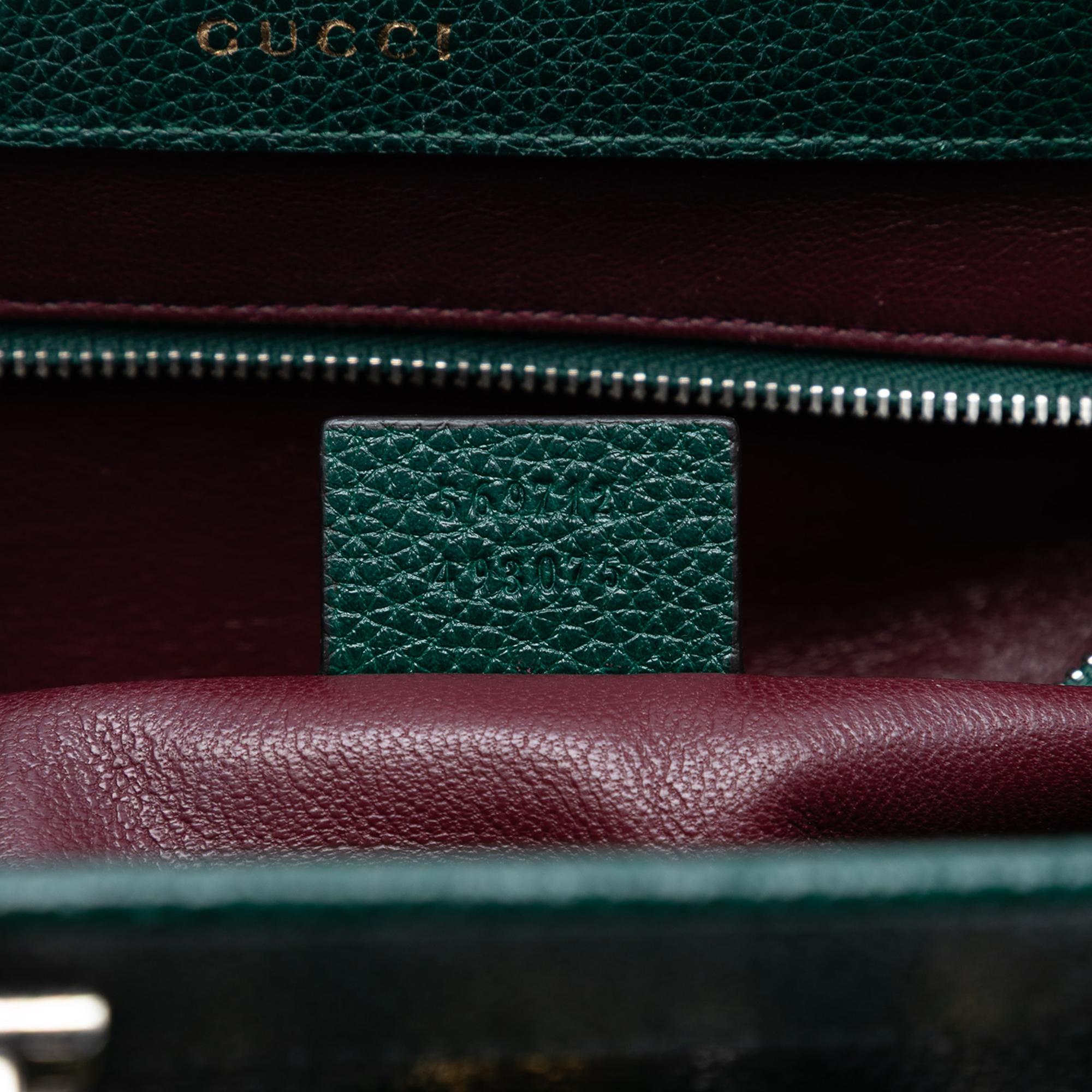Gucci Small Grained Calfskin Zumi Top Handle Bag