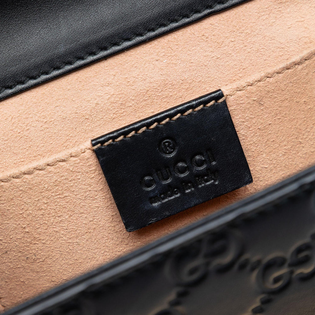 Gucci Small Guccissima Padlock Crossbody