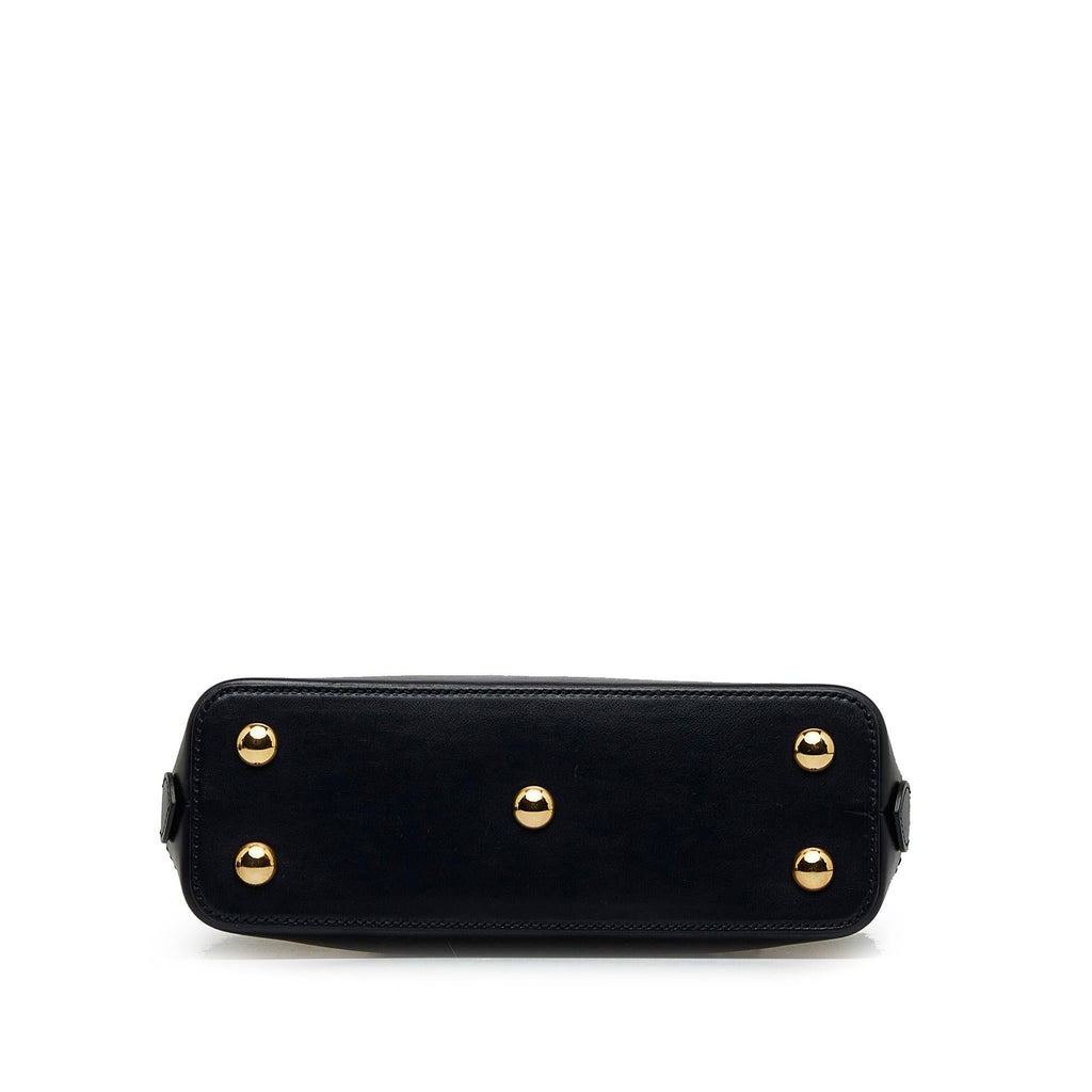Gucci Small Horsebit 1955 Canvas Top Handle (SHG-hasten)