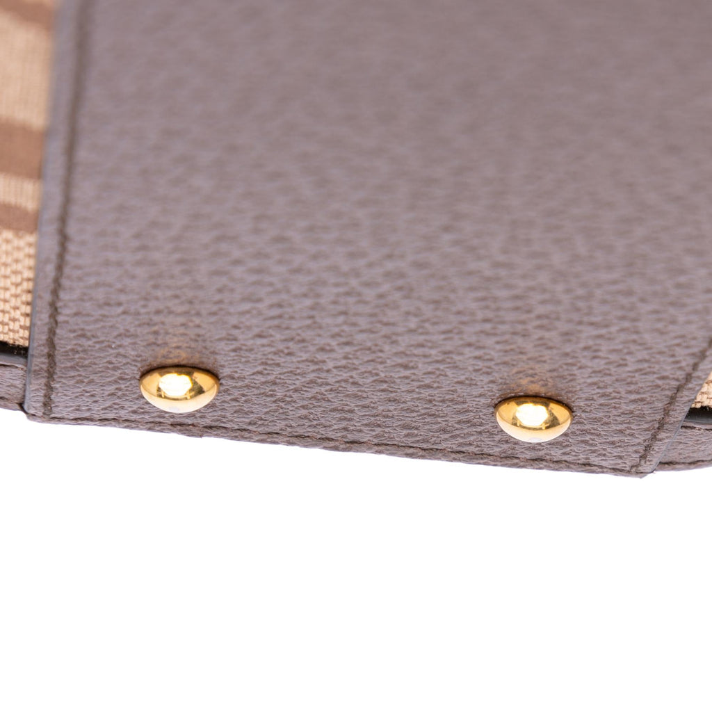 Gucci Small Jumbo GG Canvas Bamboo Diana Satchel