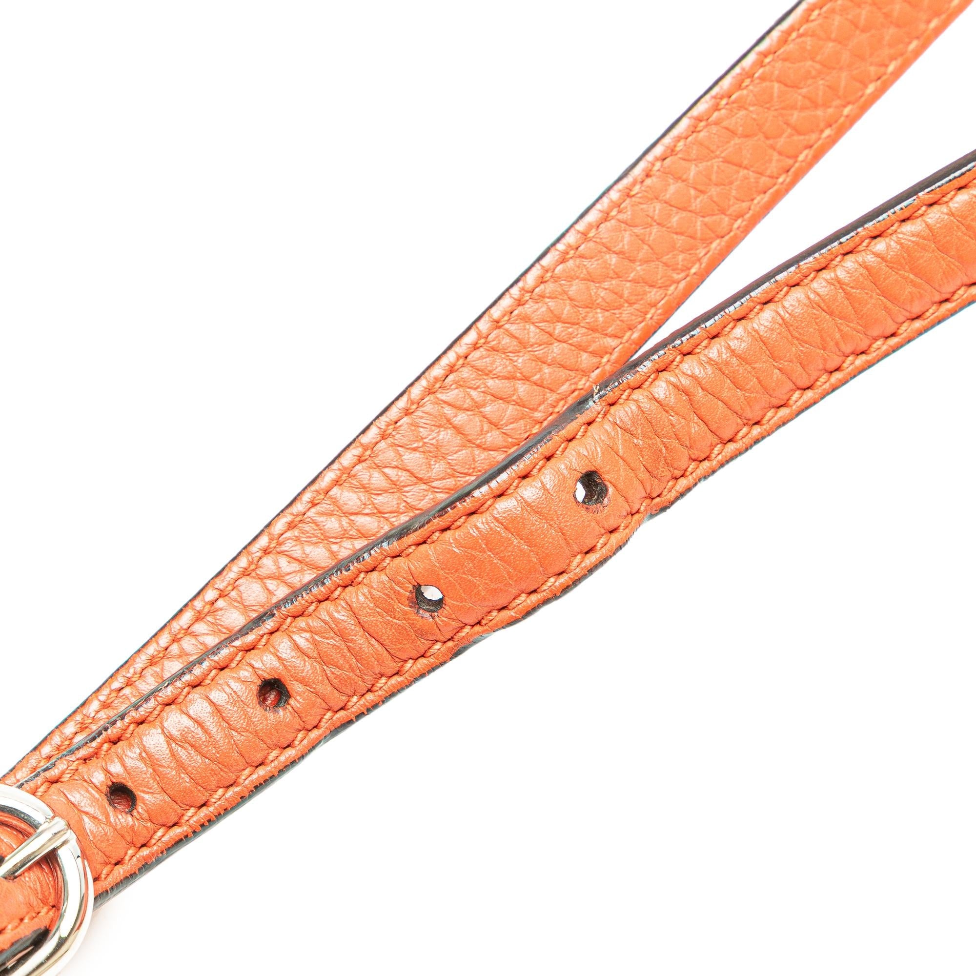 Gucci Small Leather Bamboo Daily Satchel