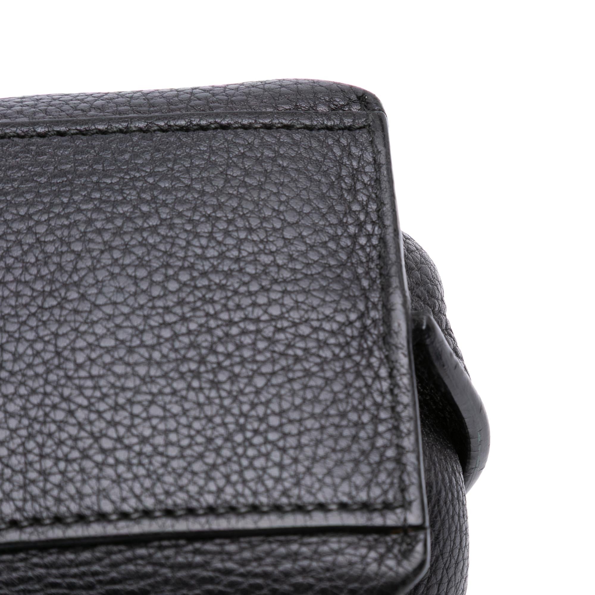 Gucci Small Leather Bamboo Daily Satchel