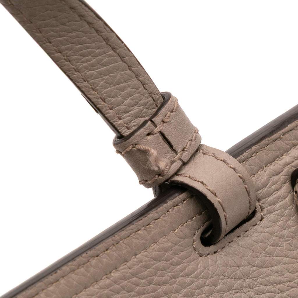 Gucci Small Leather Bamboo Daily Satchel