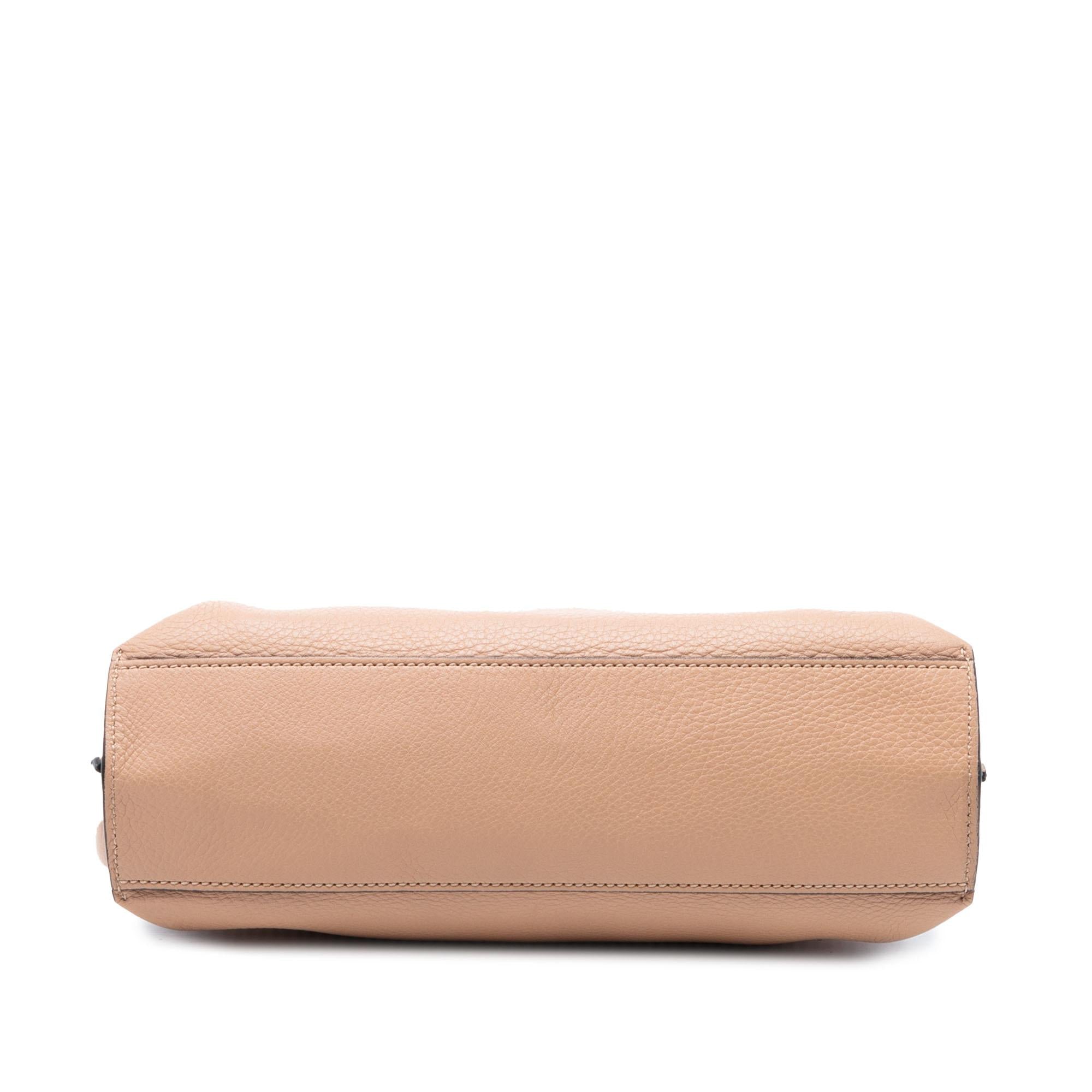 Gucci Small Leather Bamboo Daily Satchel