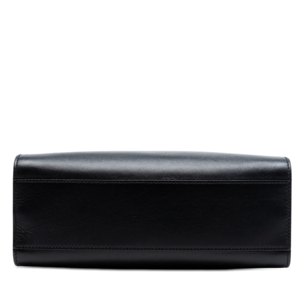 Gucci Small Leather Bamboo Nymphaea Web Satchel
