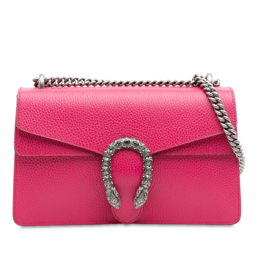 Gucci Small Leather Dionysus Shoulder Bag