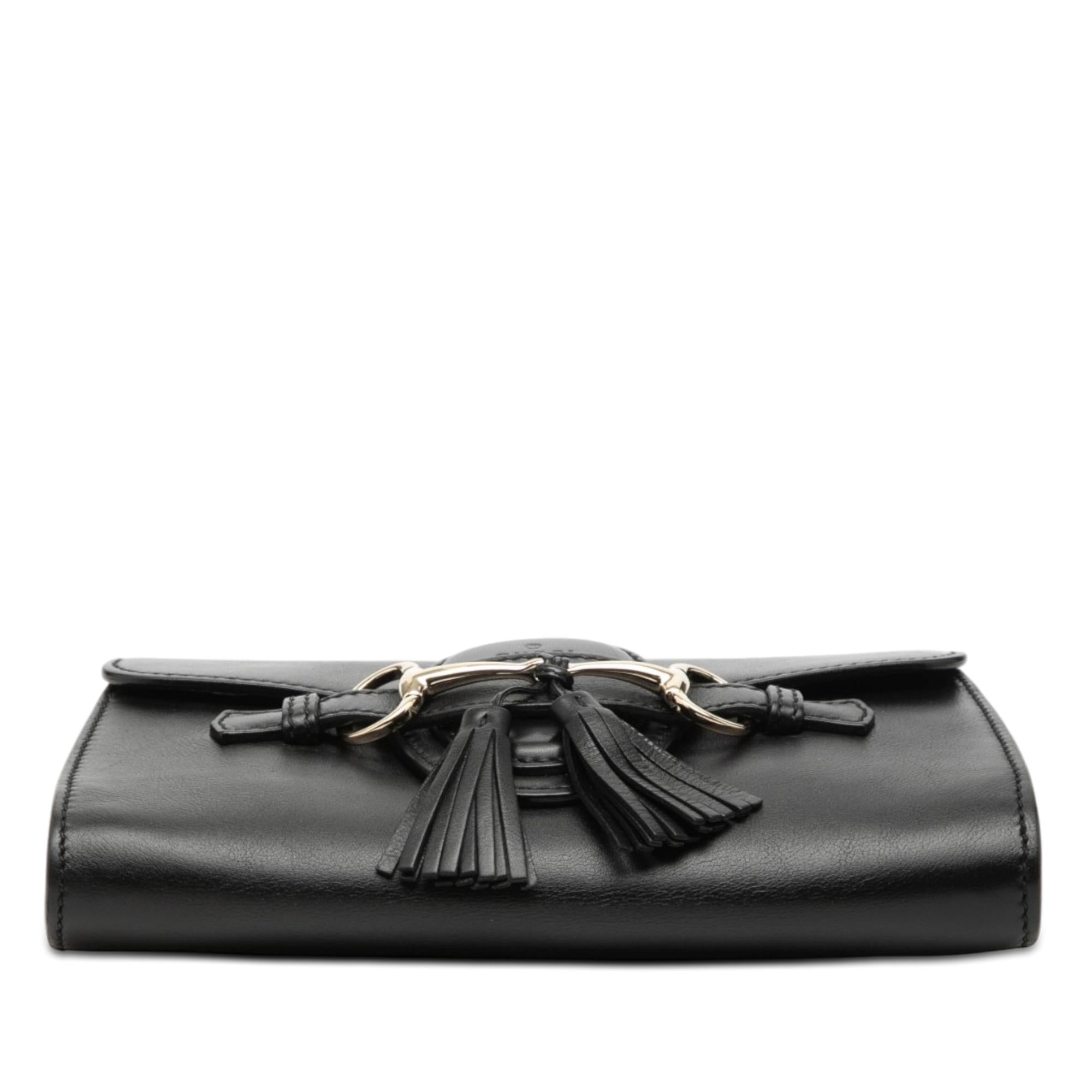Gucci Small Leather Emily Shoulder Bag