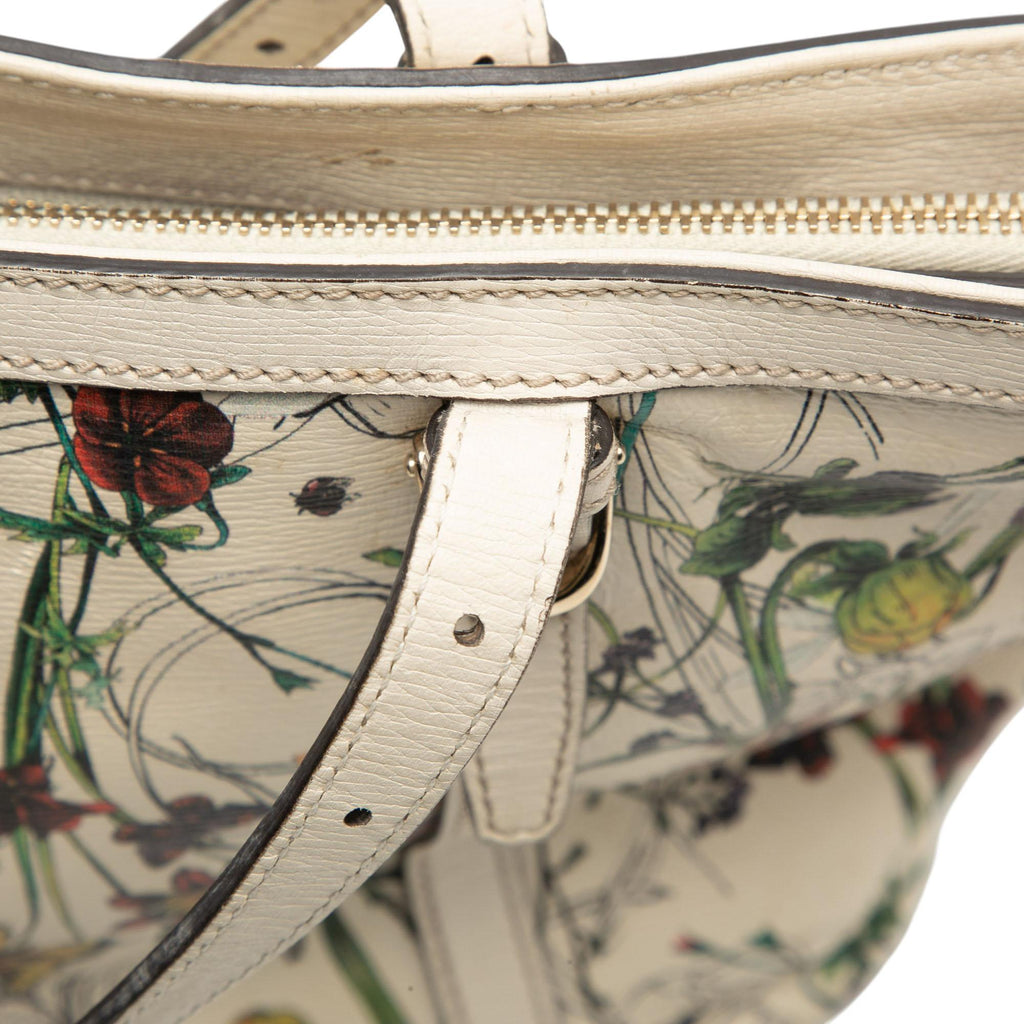 Gucci Small Leather Flora Nice Tote