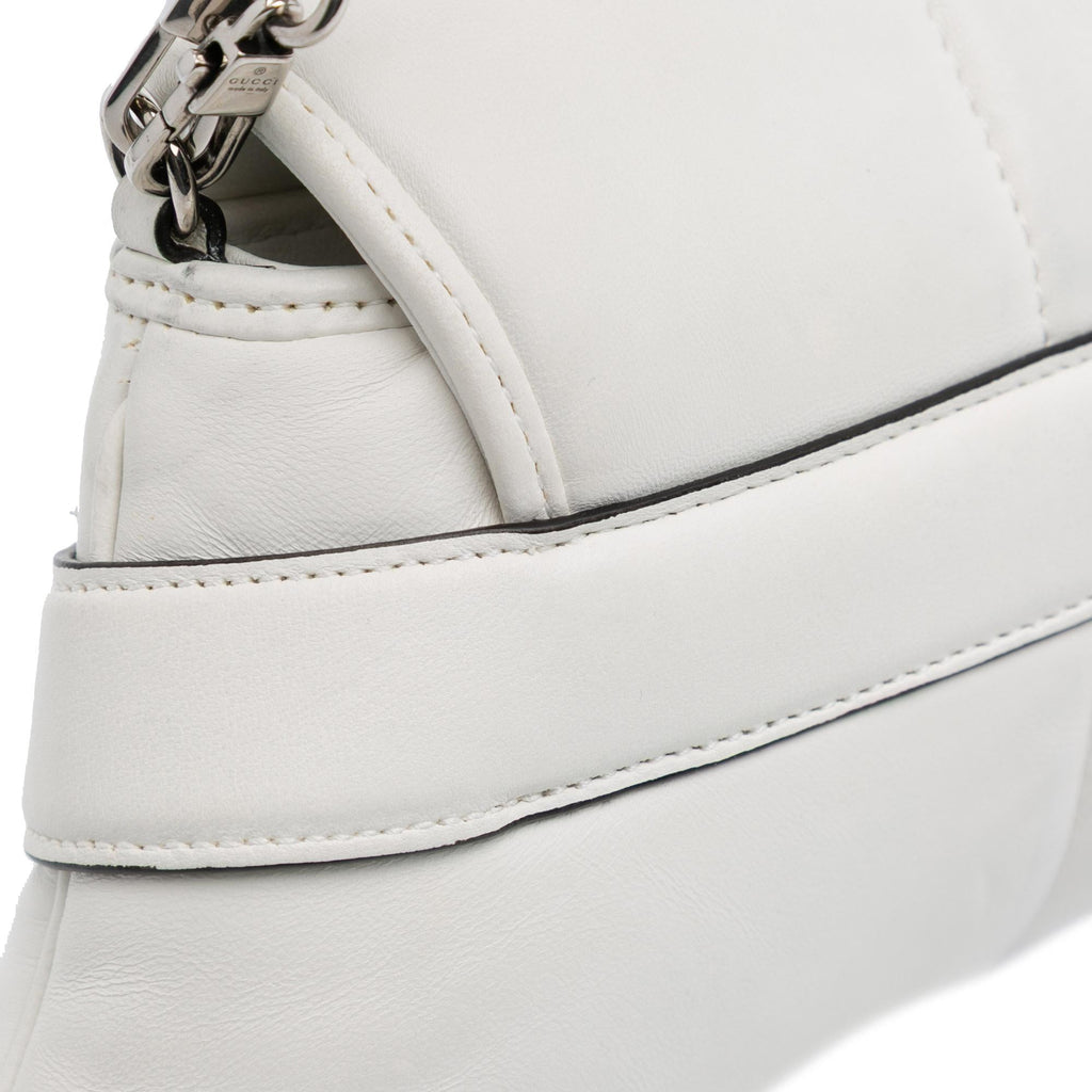 Gucci Small Leather Horsebit Chain Satchel