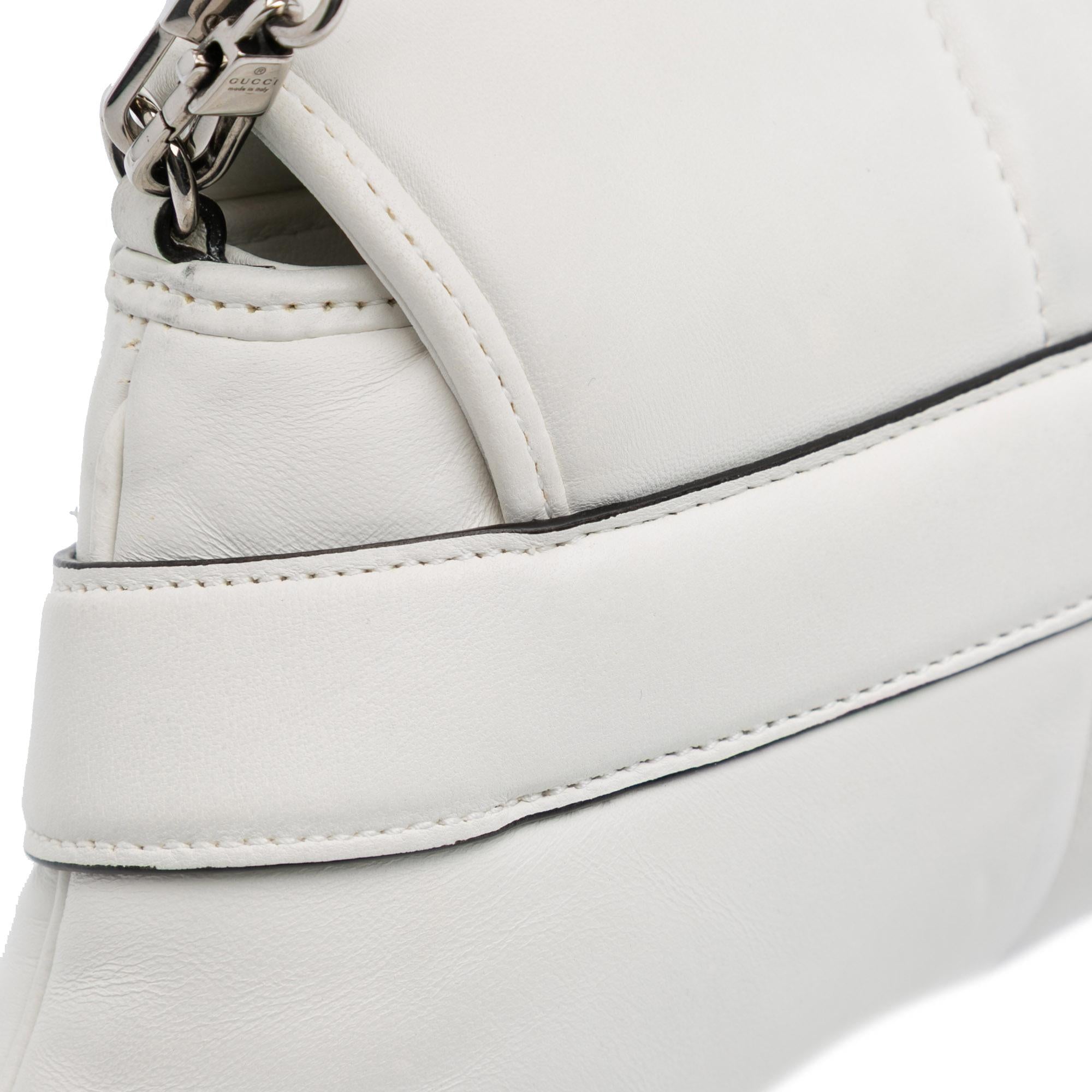 Gucci Small Leather Horsebit Chain Satchel
