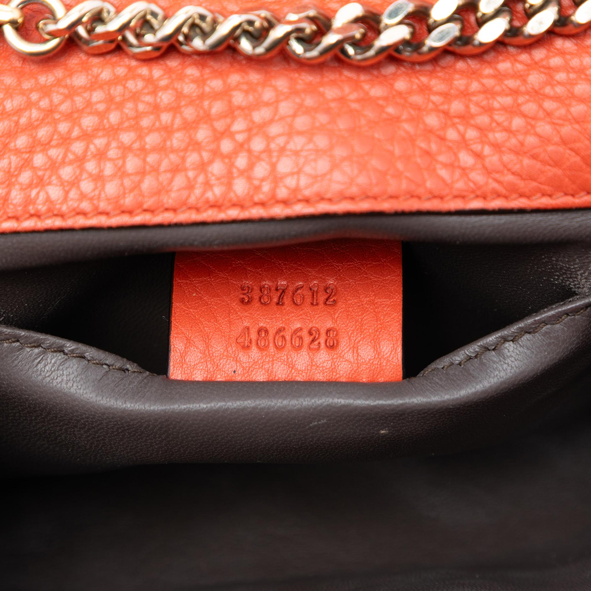 Gucci Small Leather Miss Bamboo Crossbody