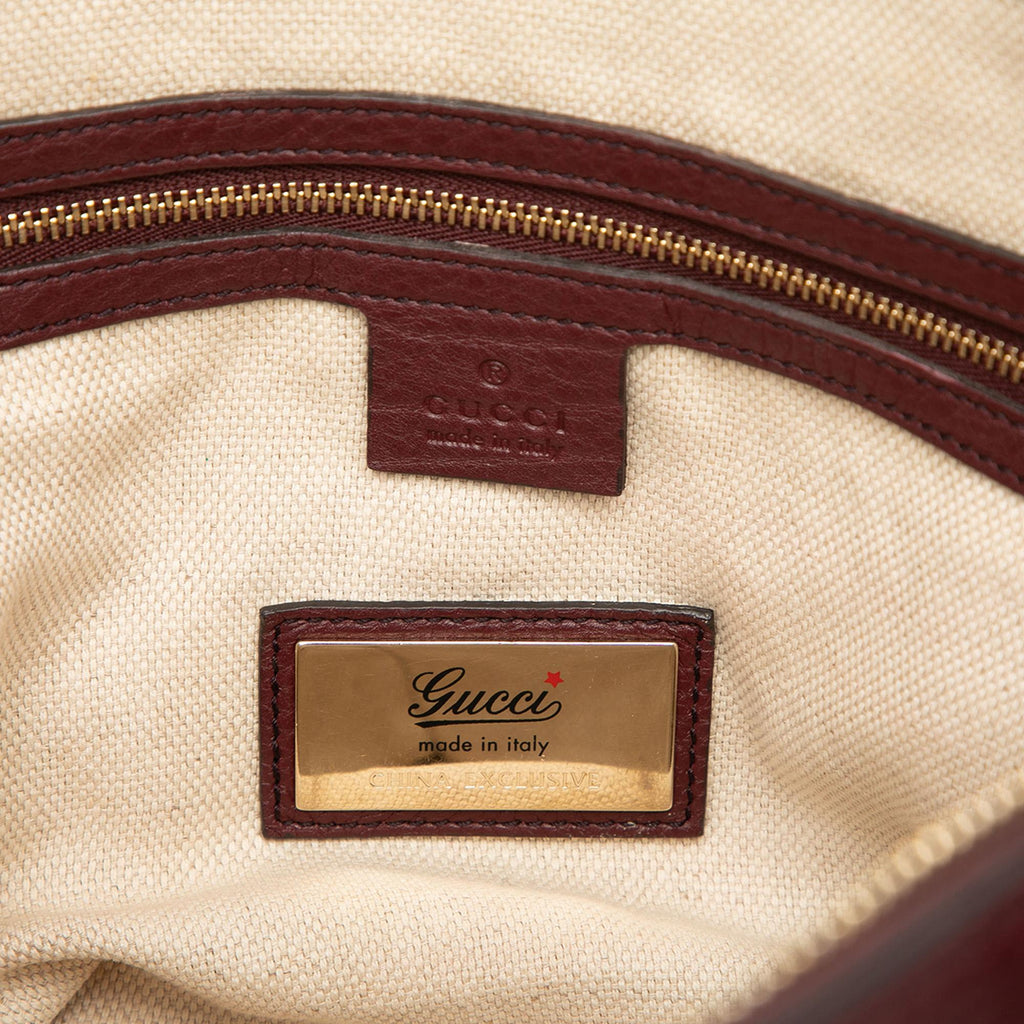 Gucci Small Leather Soho Cellarius Satchel