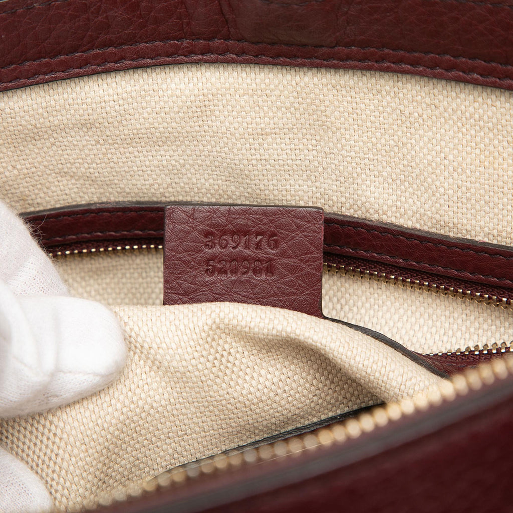 Gucci Small Leather Soho Cellarius Satchel