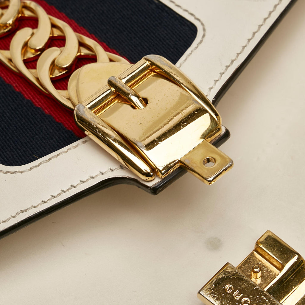 Gucci Small Leather Sylvie Satchel