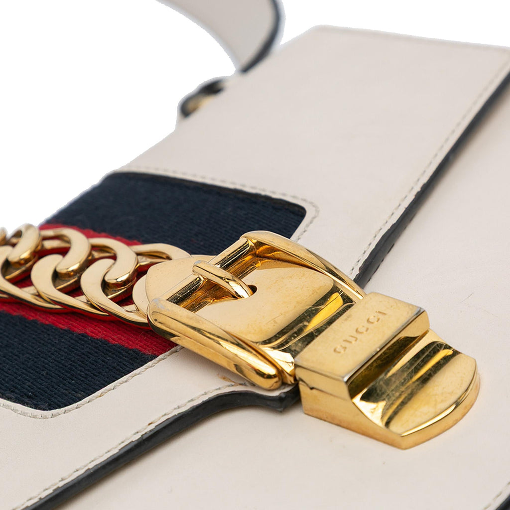 Gucci Small Leather Sylvie Satchel