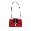 Gucci Small Leather Sylvie Web Satchel