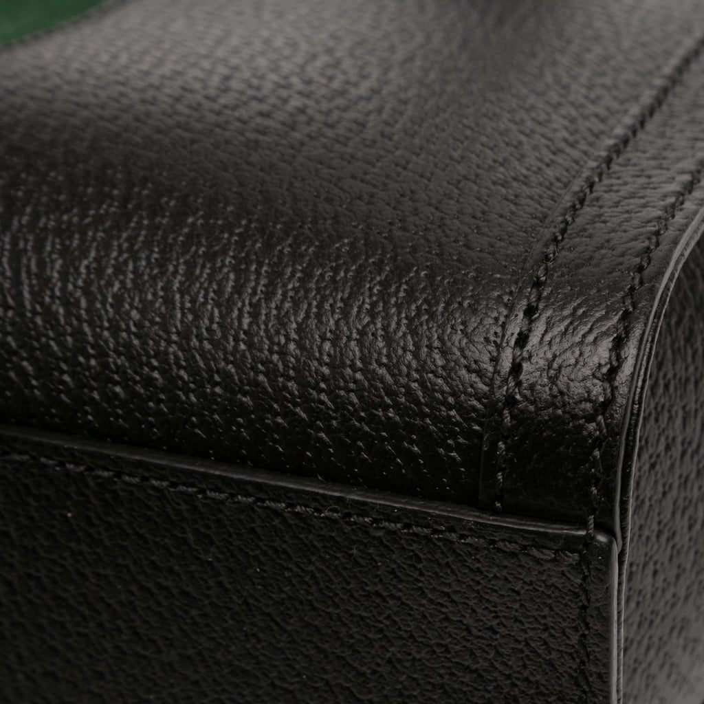 Gucci Small Leather Web Ophidia Satchel