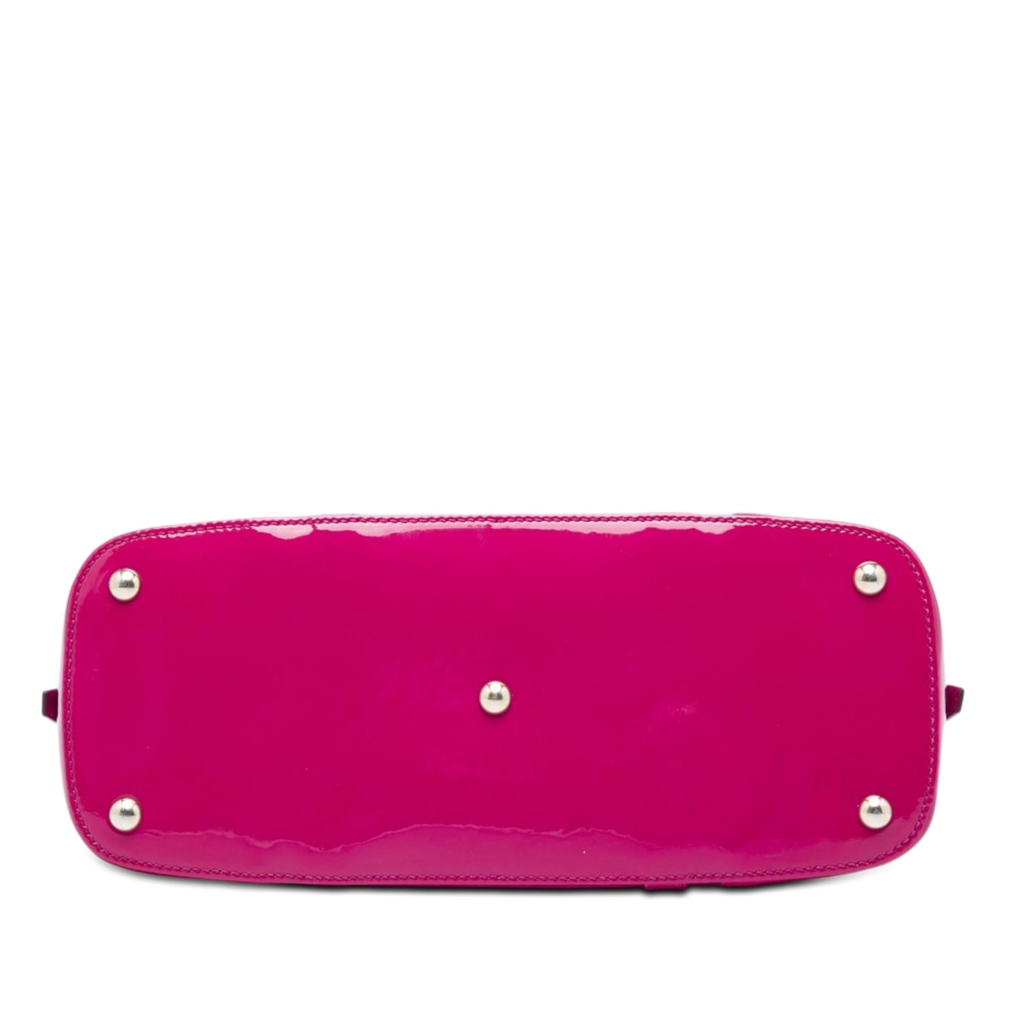 Gucci Small Microguccissima Patent Nice Dome Satchel