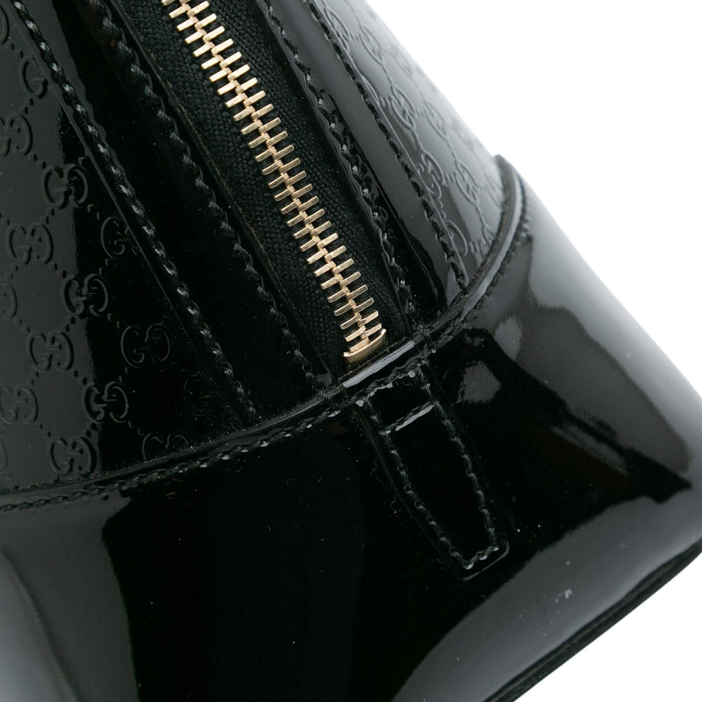 Gucci Small Microguccissima Patent Nice Satchel