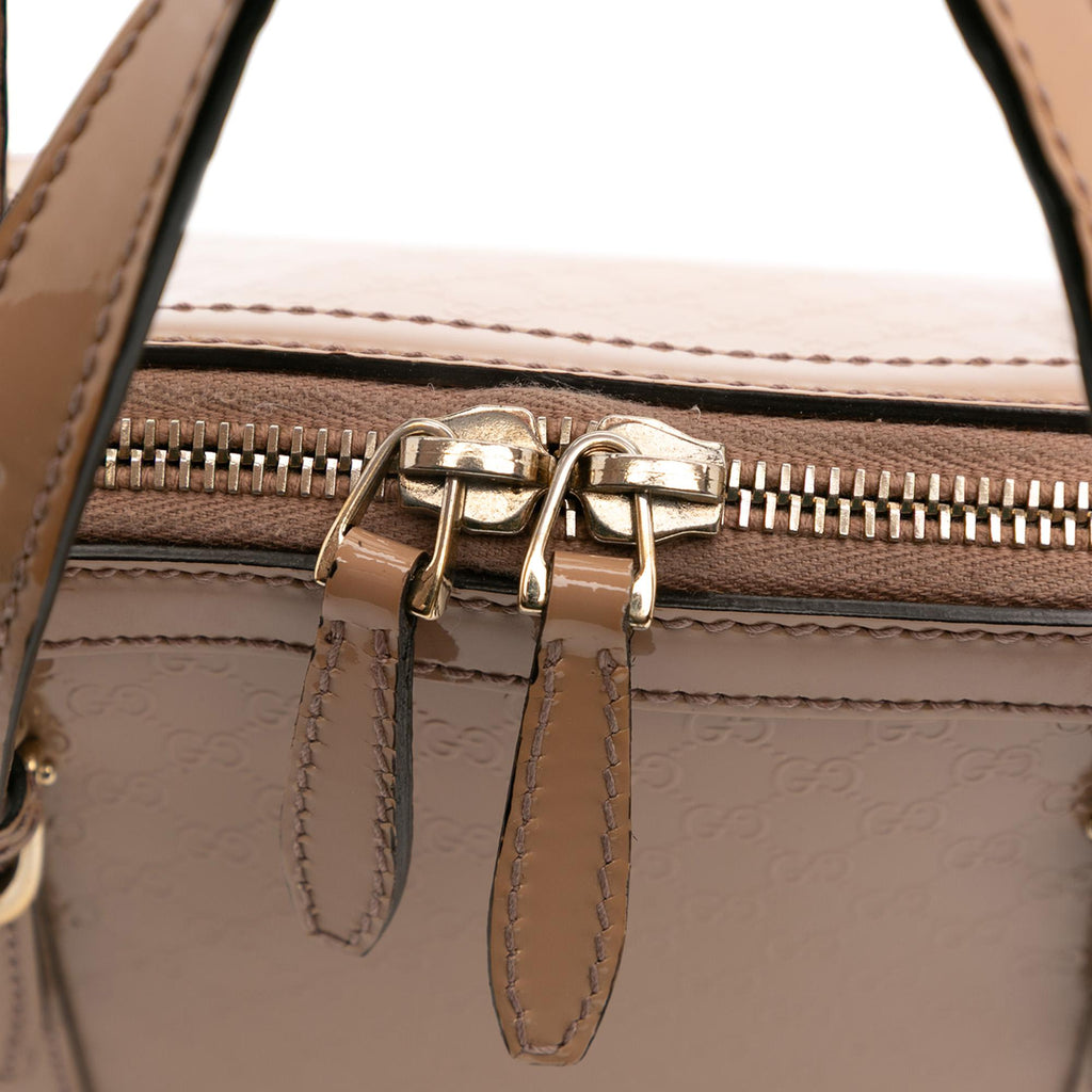 Gucci Small Microguccissima Patent Nice Satchel
