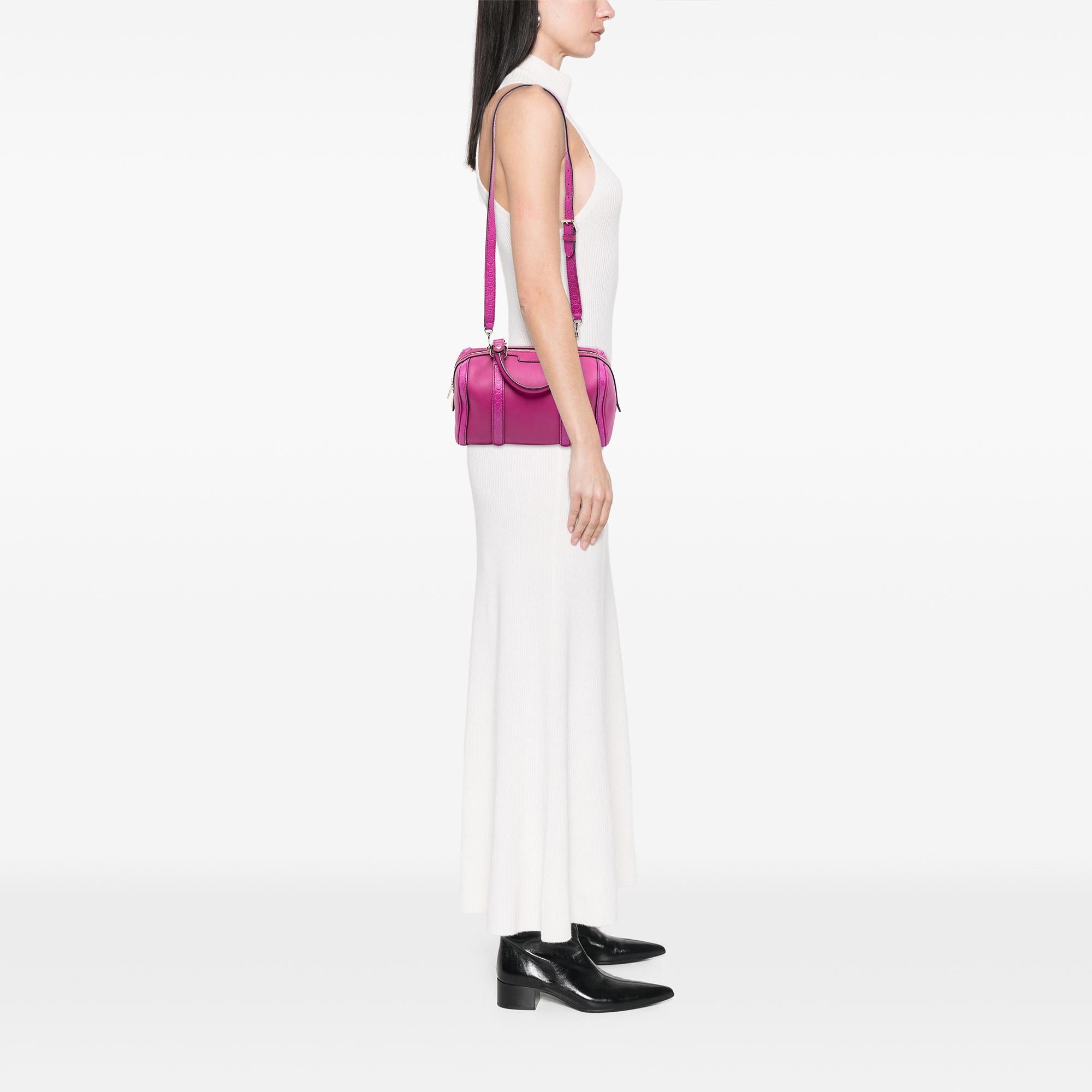 Gucci Small Microguccissima Trimmed Leather Joy Boston Bag