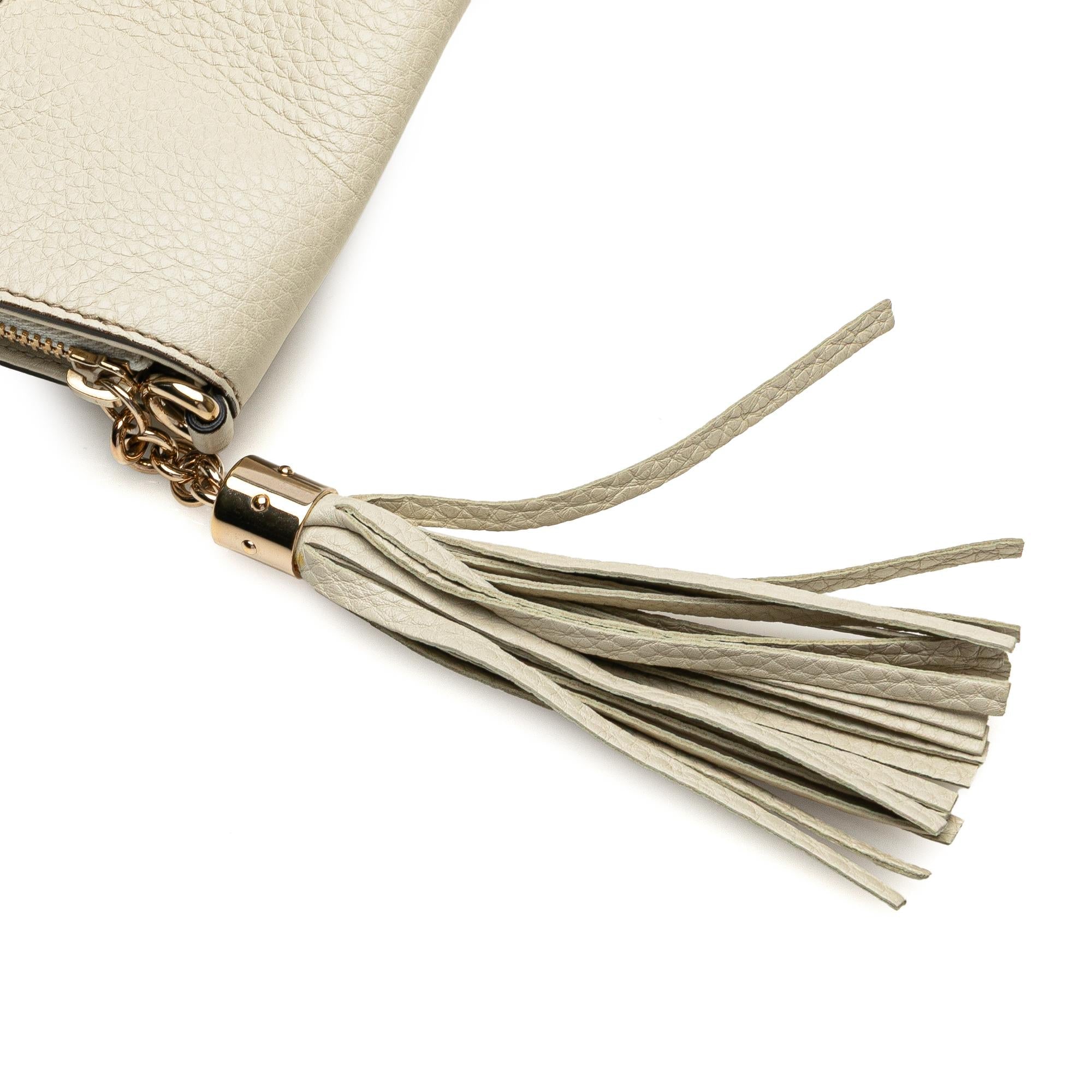 Gucci Small Pebbled Leather Soho Cellarius Satchel