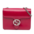 Gucci Small Polished Calfskin Interlocking G Dollar Crossbody