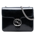 Gucci Small Polished Calfskin Interlocking G Dollar Crossbody