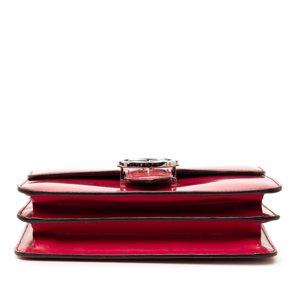 Gucci Small Polished Calfskin Interlocking G Dollar Crossbody