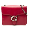Gucci Small Polished Calfskin Interlocking G Dollar Crossbody