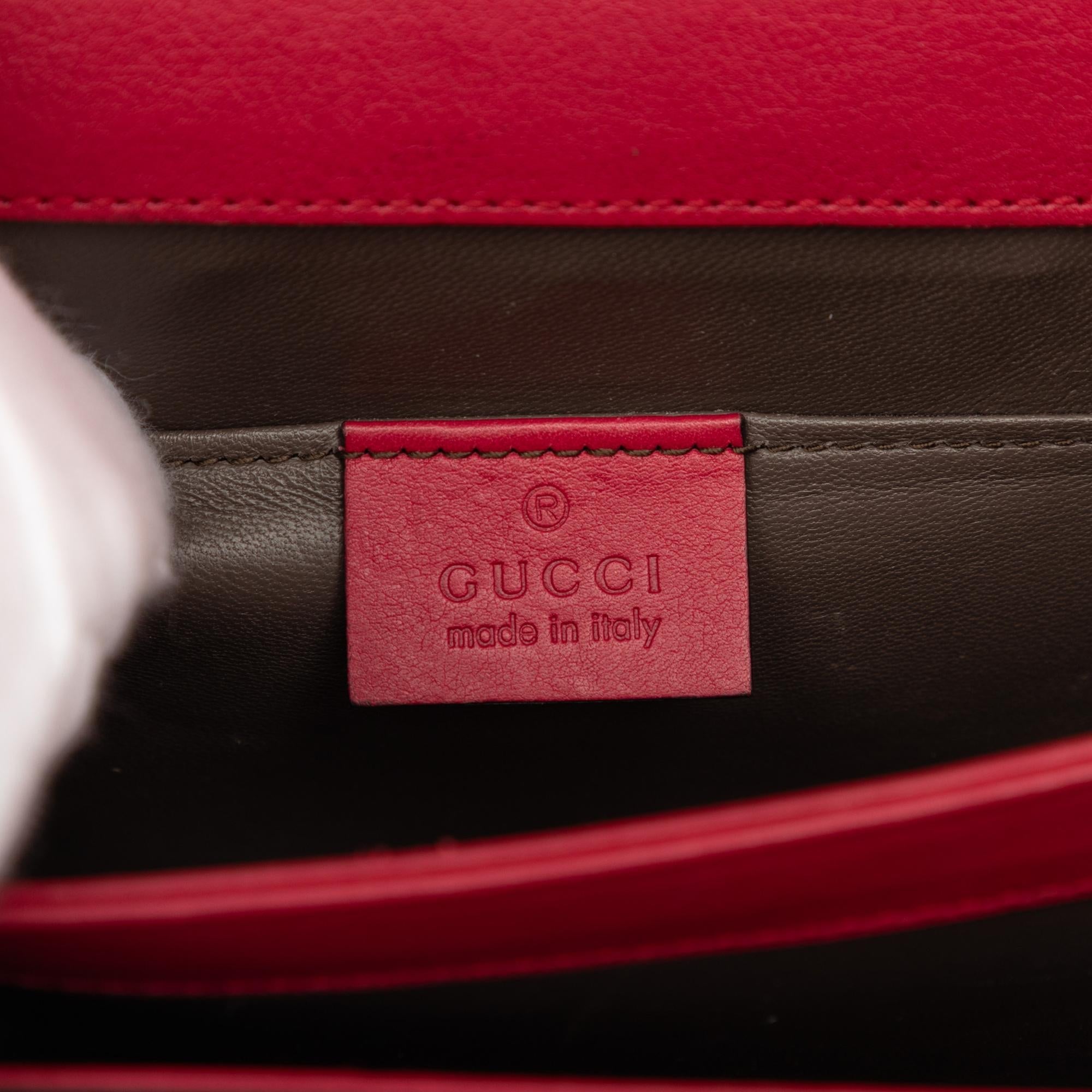 Gucci Small Polished Calfskin Interlocking G Dollar Crossbody