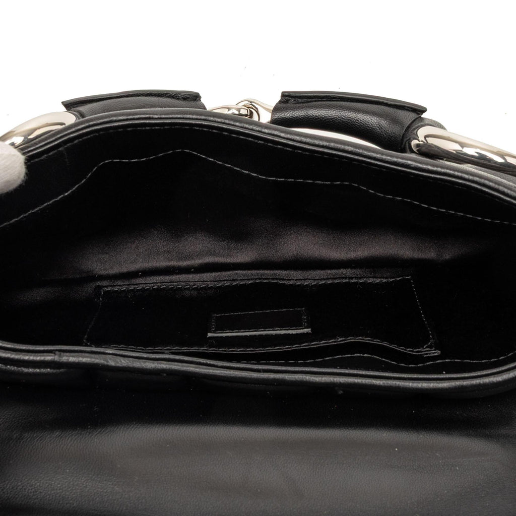 Gucci Small Quilted Leather Horsebit Chain Satchel