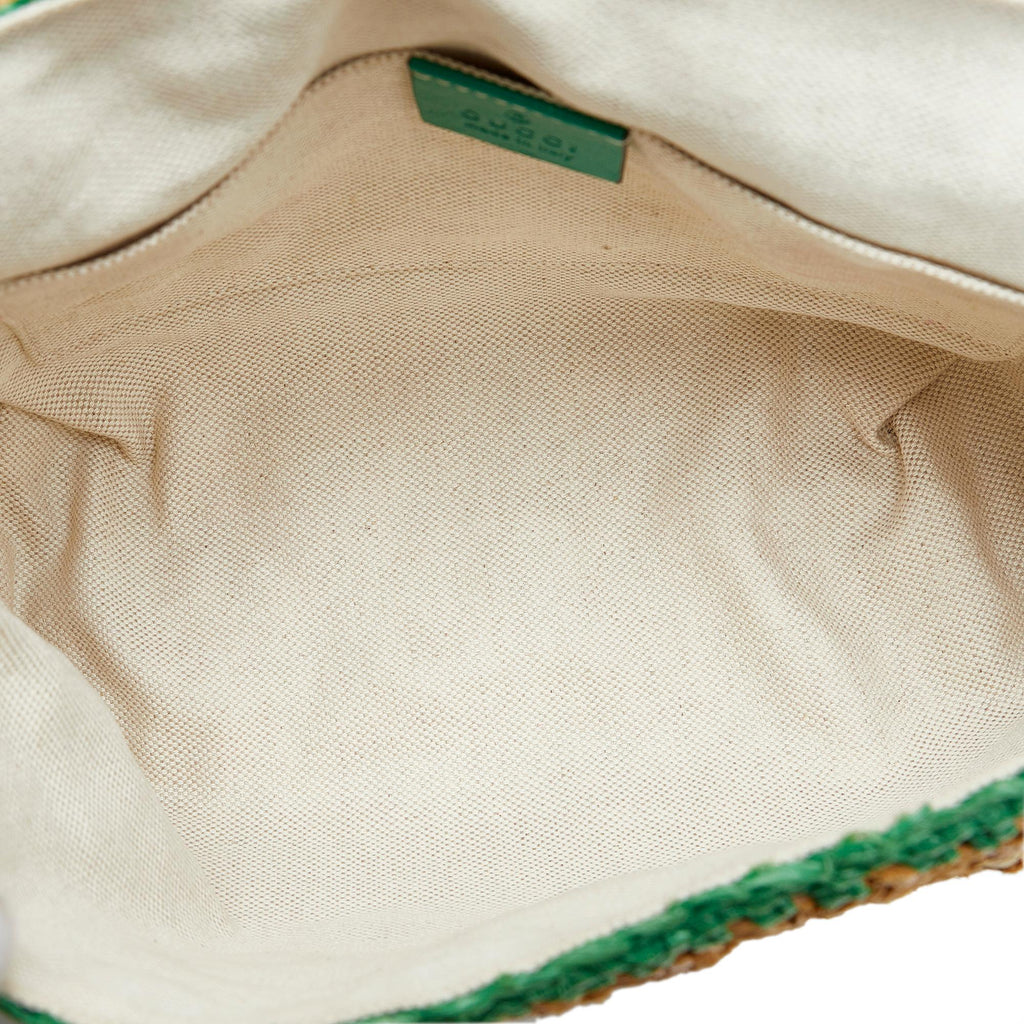 Gucci Small Raffia GG Marmont Crossbody (SHG-aHeBXr)