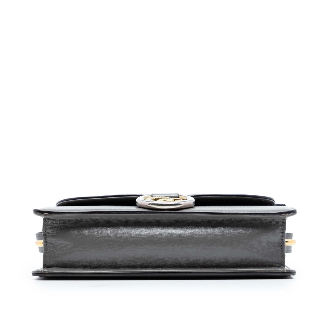 Gucci Small Textured Calfskin GG Ring Torchon Crossbody