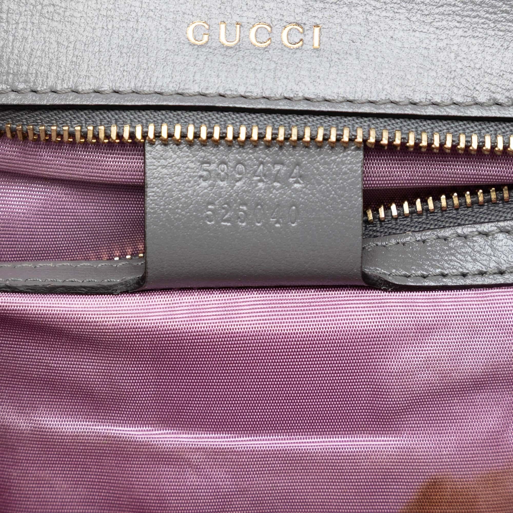 Gucci Small Textured Calfskin GG Ring Torchon Crossbody