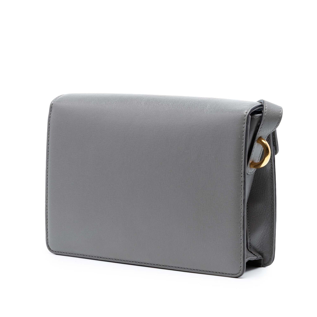 Gucci Small Textured Calfskin GG Ring Torchon Crossbody