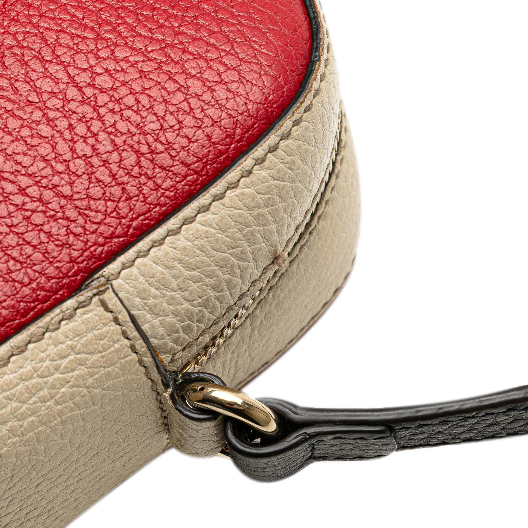 Gucci Small Tricolor Leather Soho Disco Crossbody