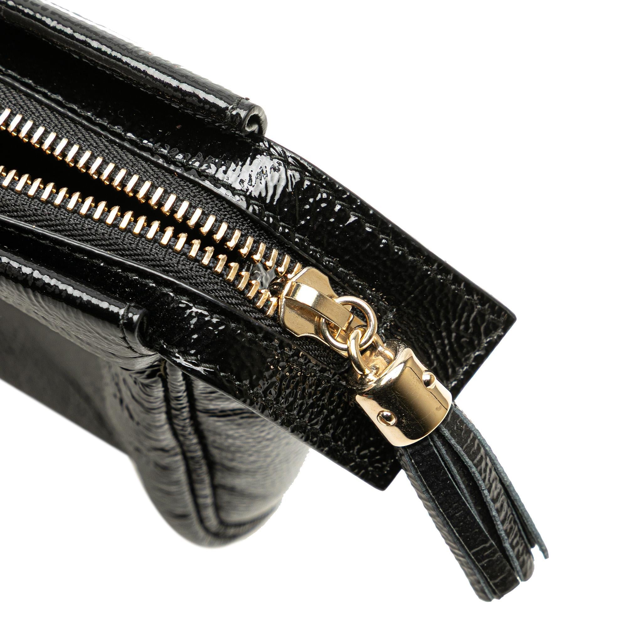 Gucci Soft Patent Soho Clutch